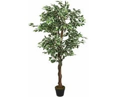 Dirbtinis fikusas, žalios spalvos, 150cm, 756 lapai