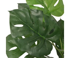 Dirbtinis Monstera augalas su vazonu, 70 cm, žalias