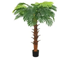 Dirbtinis paprastasis cikas su vazonu, žalias, 160cm