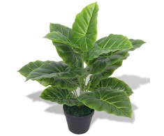 Dirbtinis taras su vazonu, 45 cm, žalias