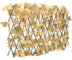 Dirbtinių klevo lapų treliažai, 5vnt., oranžiniai, 180x60cm