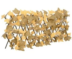 Dirbtinių klevo lapų treliažas, oranžinis, 180x30cm