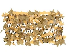 Dirbtinių klevo lapų treliažas, oranžinis, 180x30cm