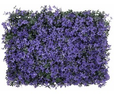 Dirbtinių lapų tvoros, 24vnt., violetinės, 40x60cm