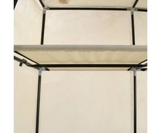 Drab. spinta su skyr. ir stryp., krem. sp., 150x45x175cm, aud.