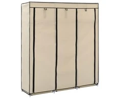 Drab. spinta su skyr. ir stryp., krem. sp., 150x45x175cm, aud.