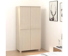 Drabužių spinta HAMAR, medaus ruda, 89x50x180cm, pušis