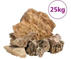 Drakono akmenys, rudos spalvos, 25kg, 5–30cm