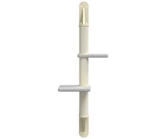 Draskyklė katėms su draskymo stovu, šviesiai pilka, 108cm