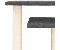 Draskymo stovai katėms su platformomis, tamsiai pilki, 62,5cm