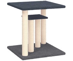 Draskymo stovai katėms su platformomis, tamsiai pilki, 50cm