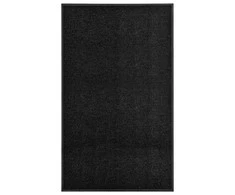 Durų kilimėlis, juodos spalvos, 90x150cm, plaunamas