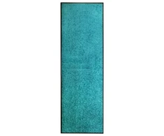 Durų kilimėlis, žydros spalvos, 60x180cm, plaunamas