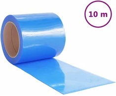 Durų užuolaida, mėlyna, 200mmx1,6mm, 10m, PVC