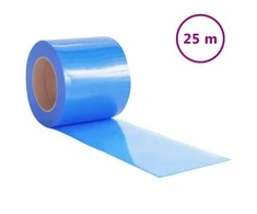 Durų užuolaida, mėlyna, 200mmx1,6mm, 25m, PVC