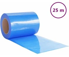 Durų užuolaida, mėlyna, 300mmx2,6mm, 25m, PVC