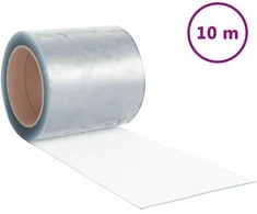 Durų užuolaida, skaidri, 200mmx1,6mm, 10m, PVC