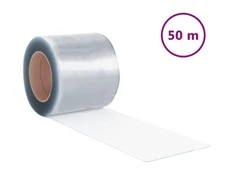 Durų užuolaida, skaidri, 200mmx1,6mm, 50m, PVC