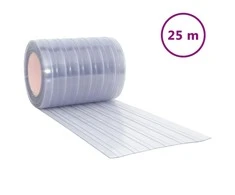 Durų užuolaida, skaidri, 300mmx2,6mm, 25m, PVC