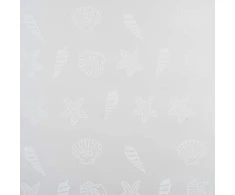 Dušo roletas, 160x240 cm, jūros žvaigždžių raštas