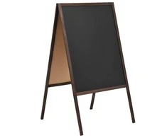 Dvipusė lenta, kedro mediena, laisvai pastatoma, 60x80cm