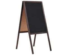 Dvipusė lenta, kedro mediena, laisvai pastatoma, 40x60cm