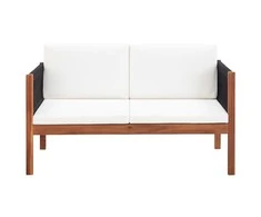 Dvivietė sodo sofa, akacijos medienos masyvas
