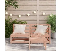 Dvivietė sodo sofa, douglas eglės medienos masyvas