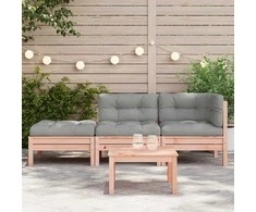 Dvivietė sodo sofa su pagalvėlėmis ir pakoja