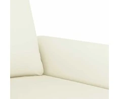 Dvivietė sofa, kreminės spalvos, 120cm, aksomas