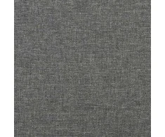 Dvivietė sofa-lova su dvejomis pagalvėmis, pilka, audinys