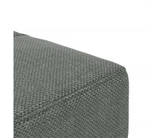 Dvivietė sofa-lova su dvejomis pagalvėmis, pilka, audinys