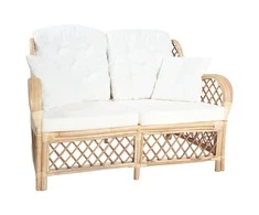 Dvivietė sofa, ratanas