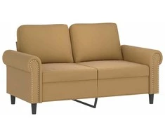 Dvivietė sofa, rudos spalvos, 120cm, aksomas