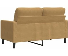 Dvivietė sofa, rudos spalvos, 120cm, aksomas
