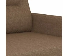 Dvivietė sofa, rudos spalvos, 120cm, audinys