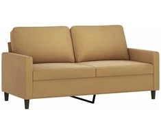 Dvivietė sofa, rudos spalvos, 140cm, aksomas