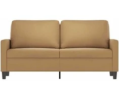 Dvivietė sofa, rudos spalvos, 140cm, aksomas