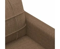Dvivietė sofa, rudos spalvos, 140cm, audinys