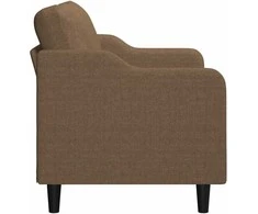 Dvivietė sofa, rudos spalvos, 140cm, audinys