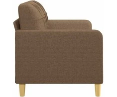 Dvivietė sofa, rudos spalvos, 140cm, audinys