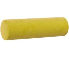 Dvivietė sofa su pagalvėlėmis, geltonos spalvos, 140cm, aksomas
