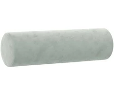 Dvivietė sofa su pagalvėlėmis, šviesiai pilka, 120cm, aksomas