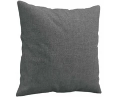 Dvivietė sofa su pagalvėlėmis, tamsiai pilka, 120cm, audinys