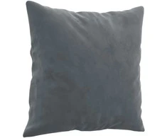 Dvivietė sofa su pagalvėlėmis, tamsiai pilka, 120cm, aksomas
