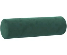 Dvivietė sofa su pagalvėlėmis, tamsiai žalia, 120cm, aksomas
