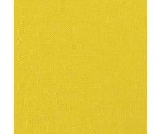 Dvivietė sofa, šviesiai geltonos spalvos, 140cm, audinys