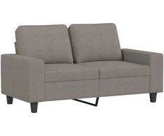 Dvivietė sofa, taupe spalvos, 120cm, audinys