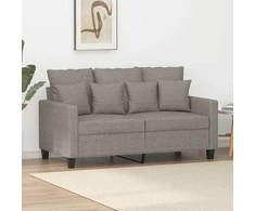 Dvivietė sofa, taupe spalvos, 120cm, audinys