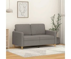 Dvivietė sofa, taupe spalvos, 120cm, audinys